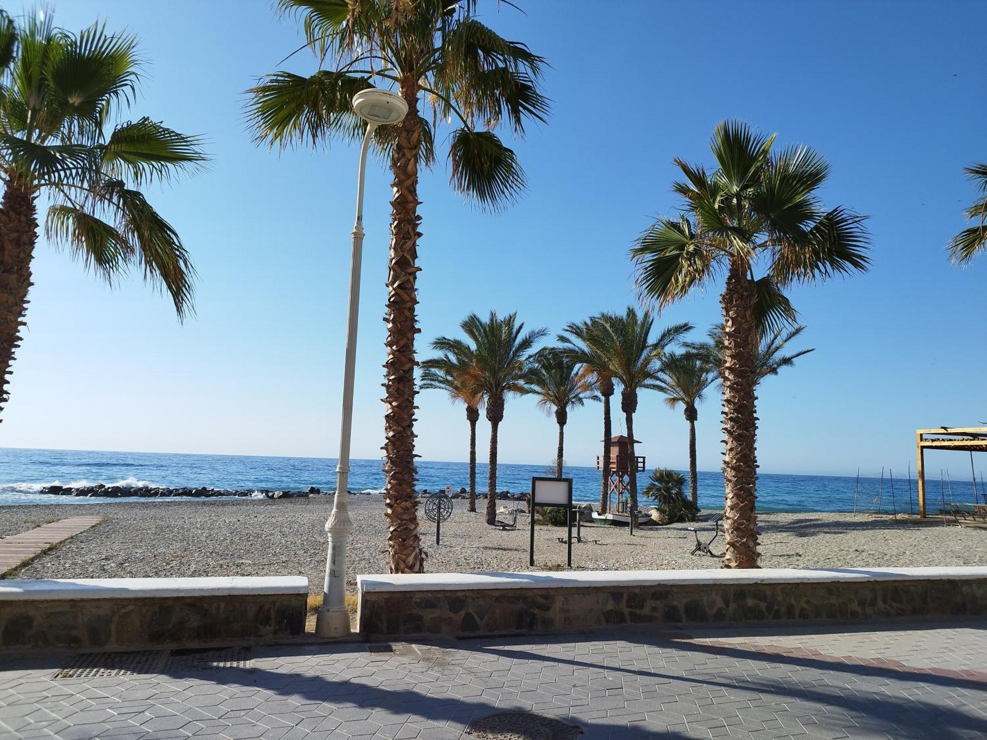 Piso Primera Linea De Playa Castell de Ferro Bagian luar foto